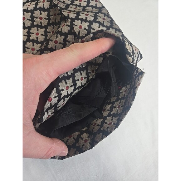 Talbots Signature Cropped Pants‎ Women's Size 6P Petite Brown Medallion Geo - Picture 9 of 9